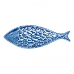 Piatto Pesce In Ceramica