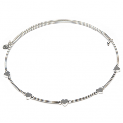 Collana Choker Cuori