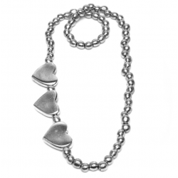 Collana Sfere 3 Cuore