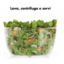 SCOLAPASTA 2IN1 CENTRIFUGA PER LAVARE INSALATA LAVA FRUTTA E